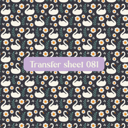 Transfer sheet 081 - Transfer paper - CLN Atelier