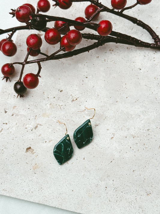 Faux stone green marble - D