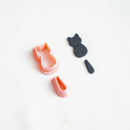 Cat with tail silhouette set - Cutter - CLN Atelier