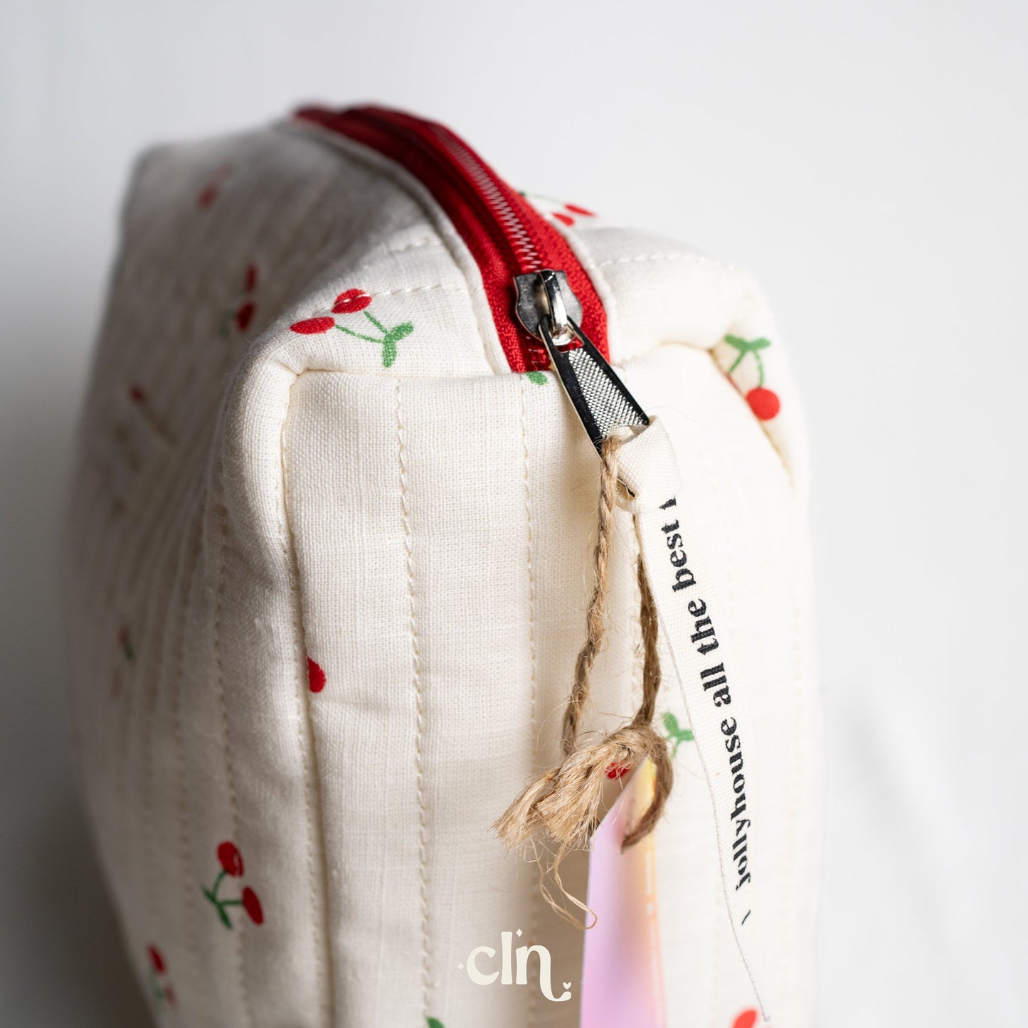 Cherry make - up bag (2 sizes) - Earrings - CLN Atelier