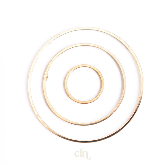 Circle finding - 8 sizes - Earring findings - CLN Atelier