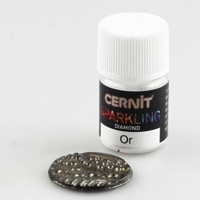 Diamond Gold Cernit Mica Powder - Cernit Sparkle 2g - CLN Atelier