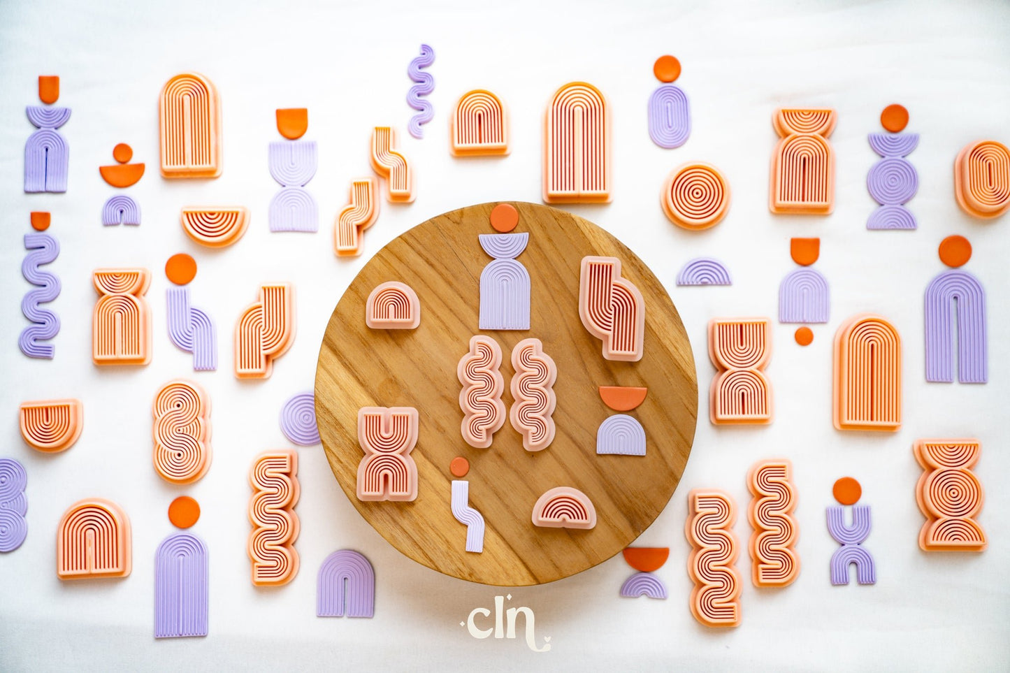 Embossed geometric shape 01 - CLN Atelier