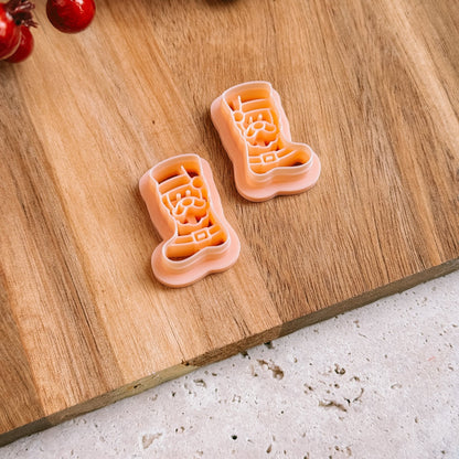 Embossed Santa Boot - Cutter - CLN Atelier