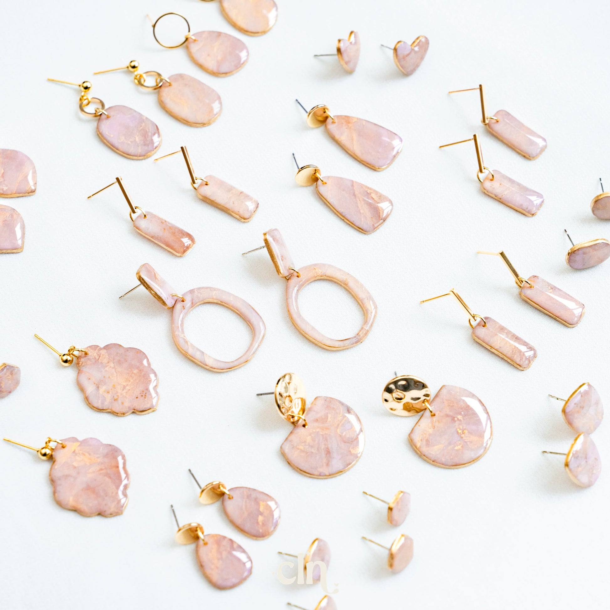 Faux stone dangle - Fall E - Earrings - CLN Atelier