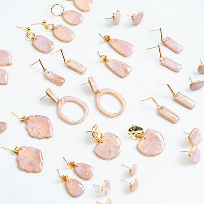 Faux stone dangle - Fall K - Earrings - CLN Atelier