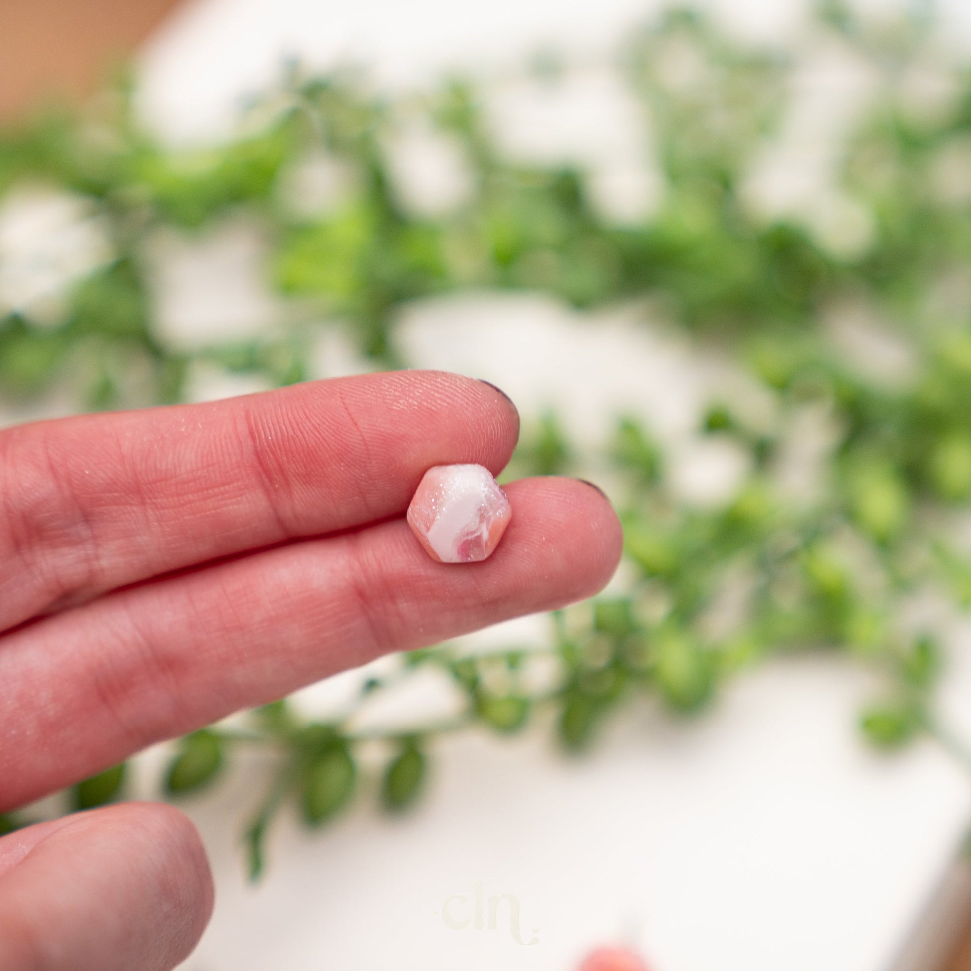 Faux Stone studs - Cotton candy P - Earrings - CLN Atelier