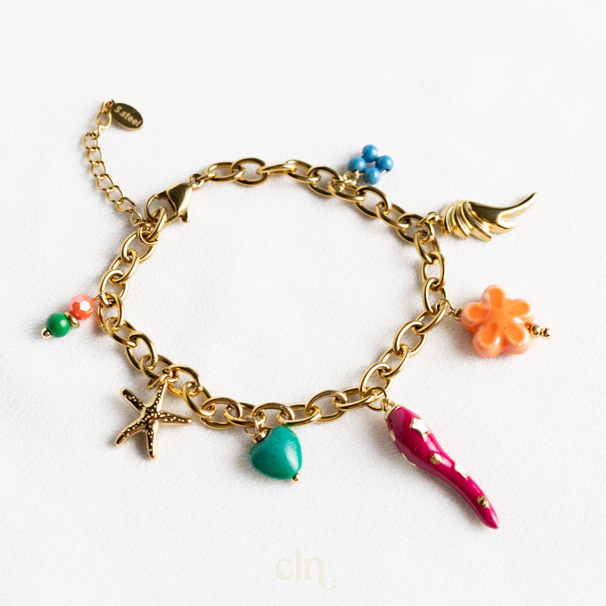 Festive charm bracelet - Earrings - CLN Atelier