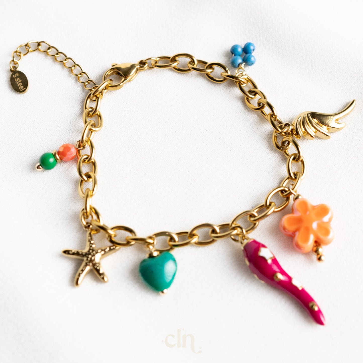 Festive charm bracelet - Earrings - CLN Atelier