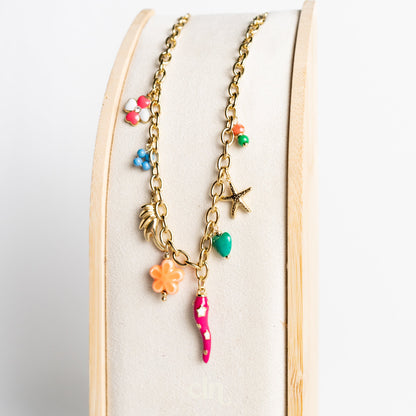 Festive charm necklace - Earrings - CLN Atelier