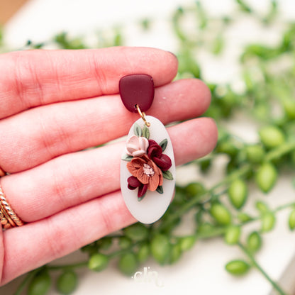 Floral Bouquet dangles - B - Earrings - CLN Atelier