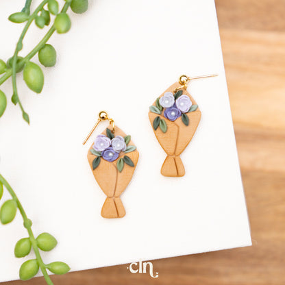 Flower bouquet (2 colors) - Earrings - CLN Atelier