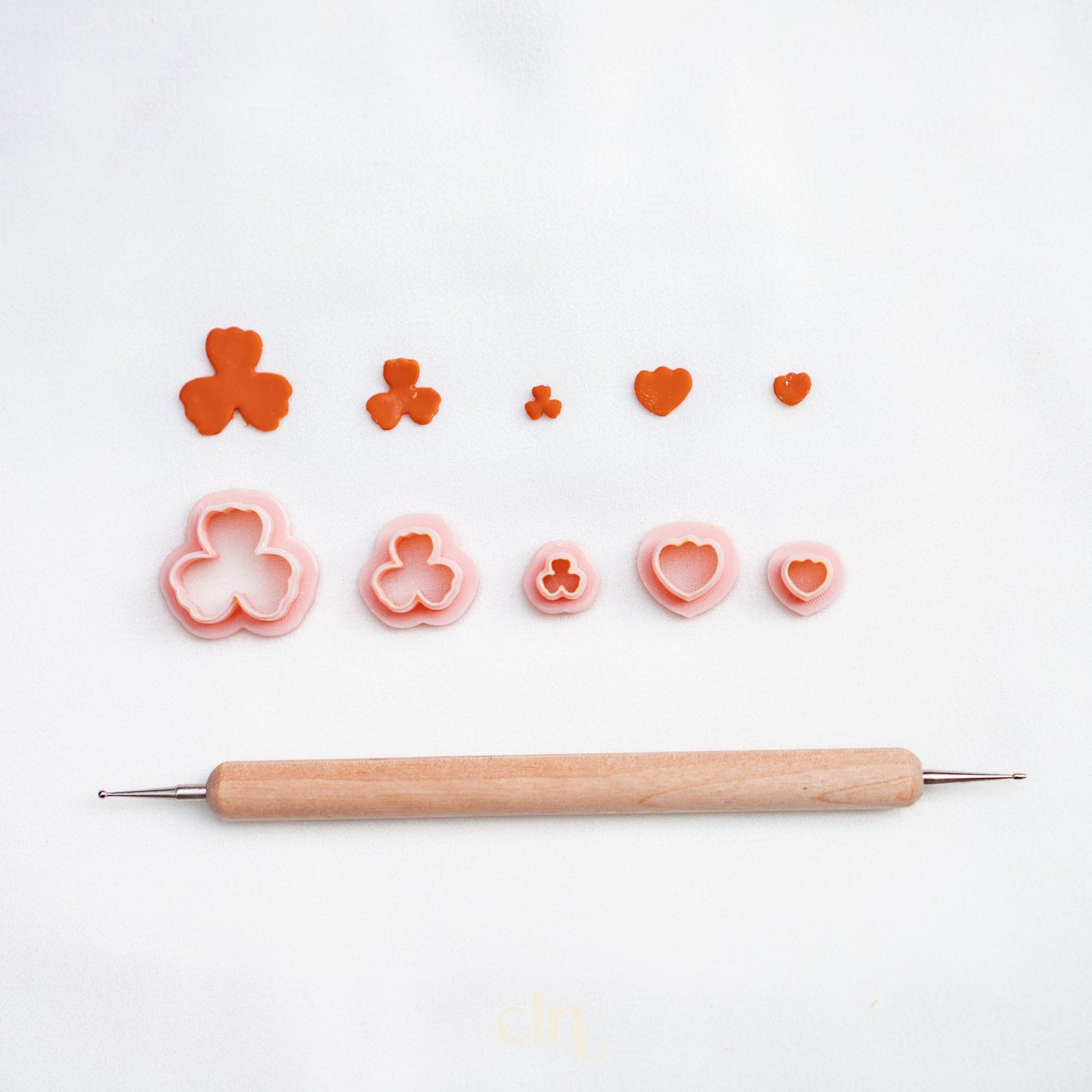 Flower builder set of shapes A - G (+ free gift) - Cutter - CLN Atelier