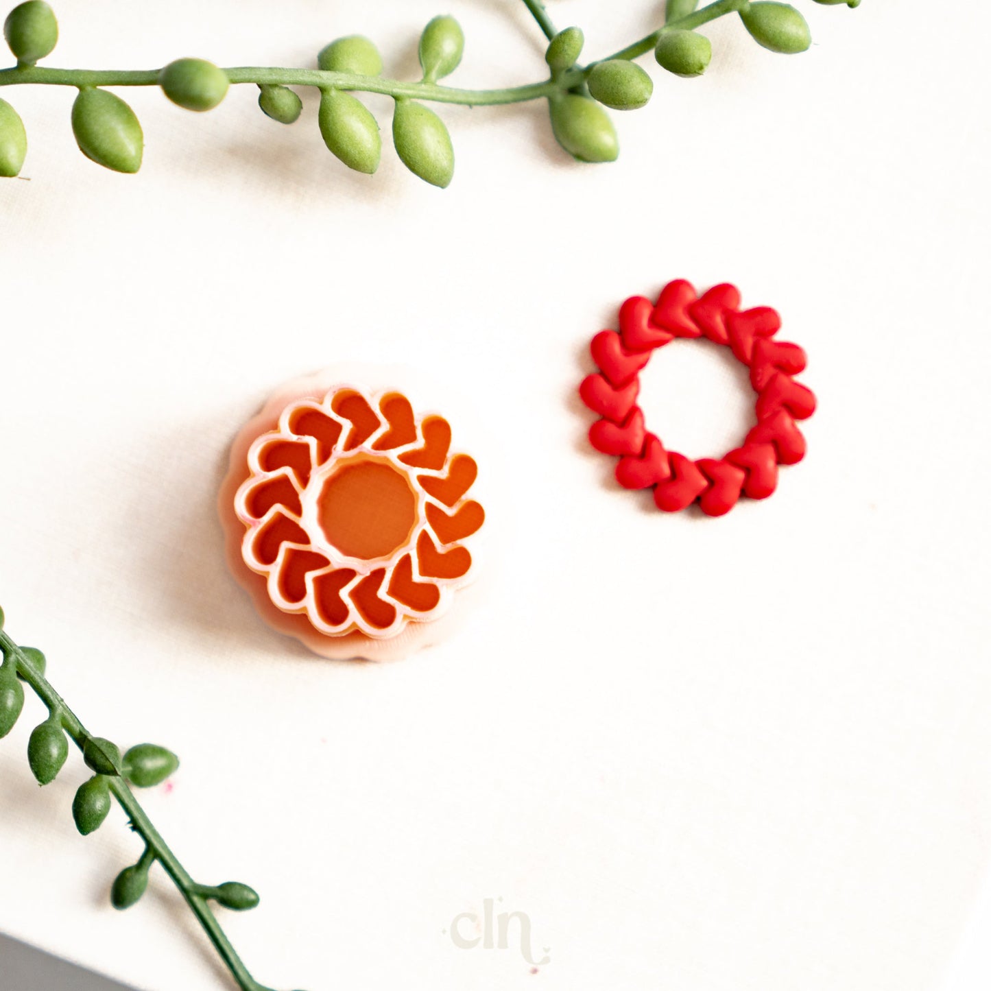 Heart wreath - Cutter - CLN Atelier