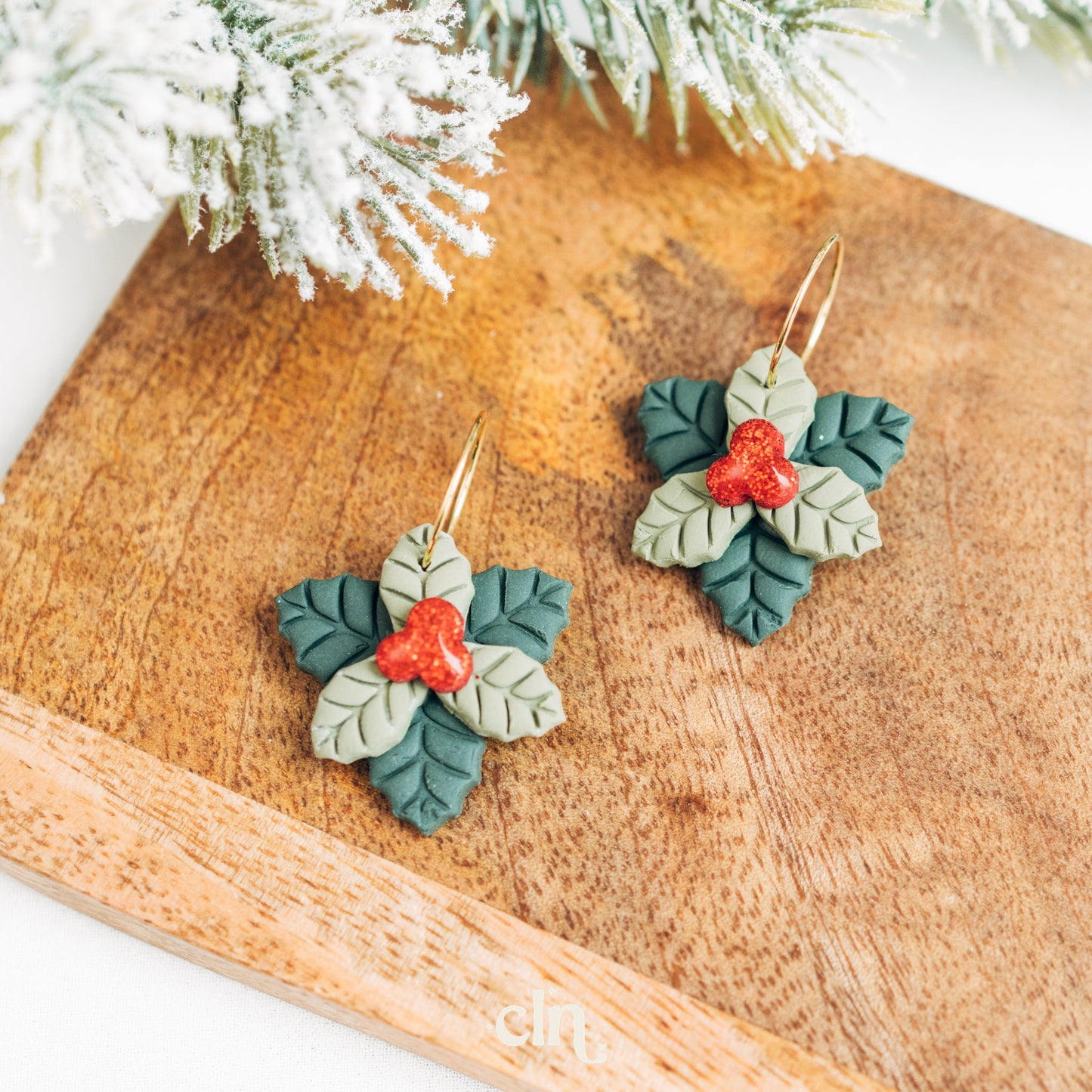 Holly hoops - Earrings - CLN Atelier