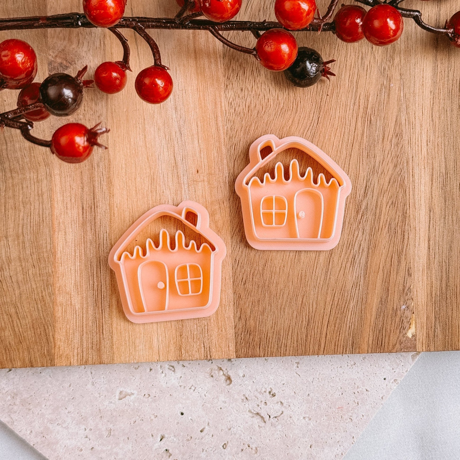 House with snow C - Cutter - CLN Atelier