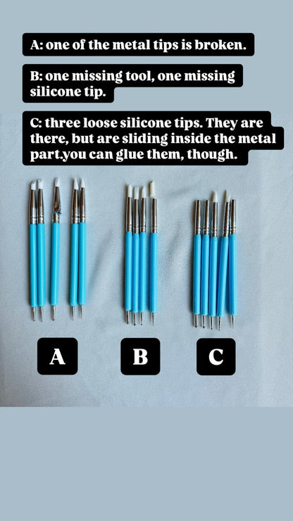 Imperfect - Dotting tool with silicone tips - Curated tools - CLN Atelier