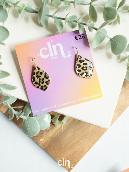 Leopard dangles - C - Earrings - CLN Atelier