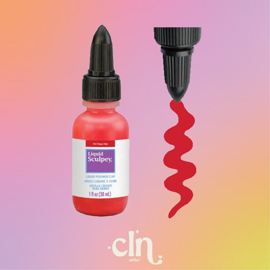 Liquid Sculpey Red 29ml - Polymer Clay - CLN Atelier