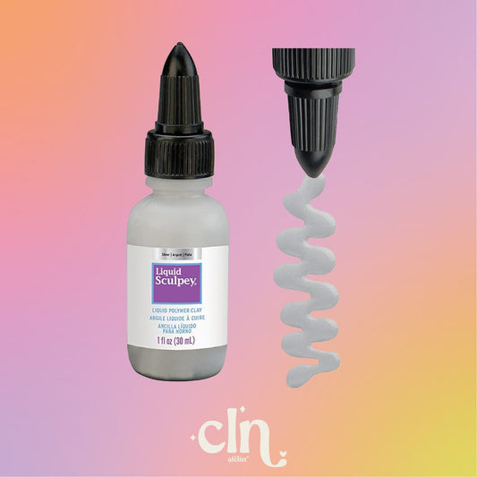 Liquid Sculpey Silver 29ml - Polymer Clay - CLN Atelier