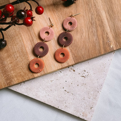 Long autumn dangles - Earrings - CLN Atelier