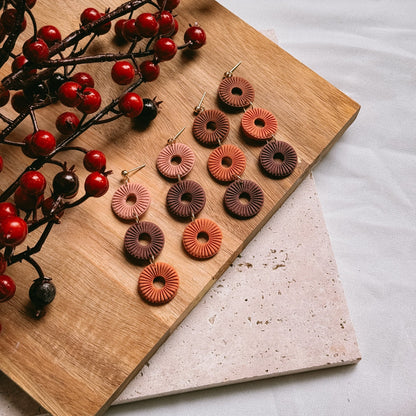 Long autumn dangles - Earrings - CLN Atelier
