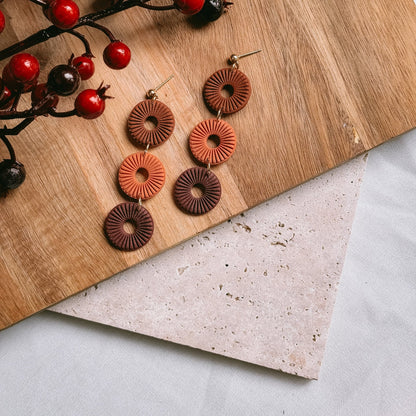 Long autumn dangles - Earrings - CLN Atelier