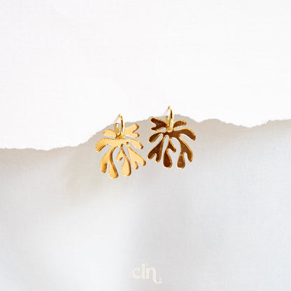 Mediterranean seafood - Coral - Earrings - CLN Atelier