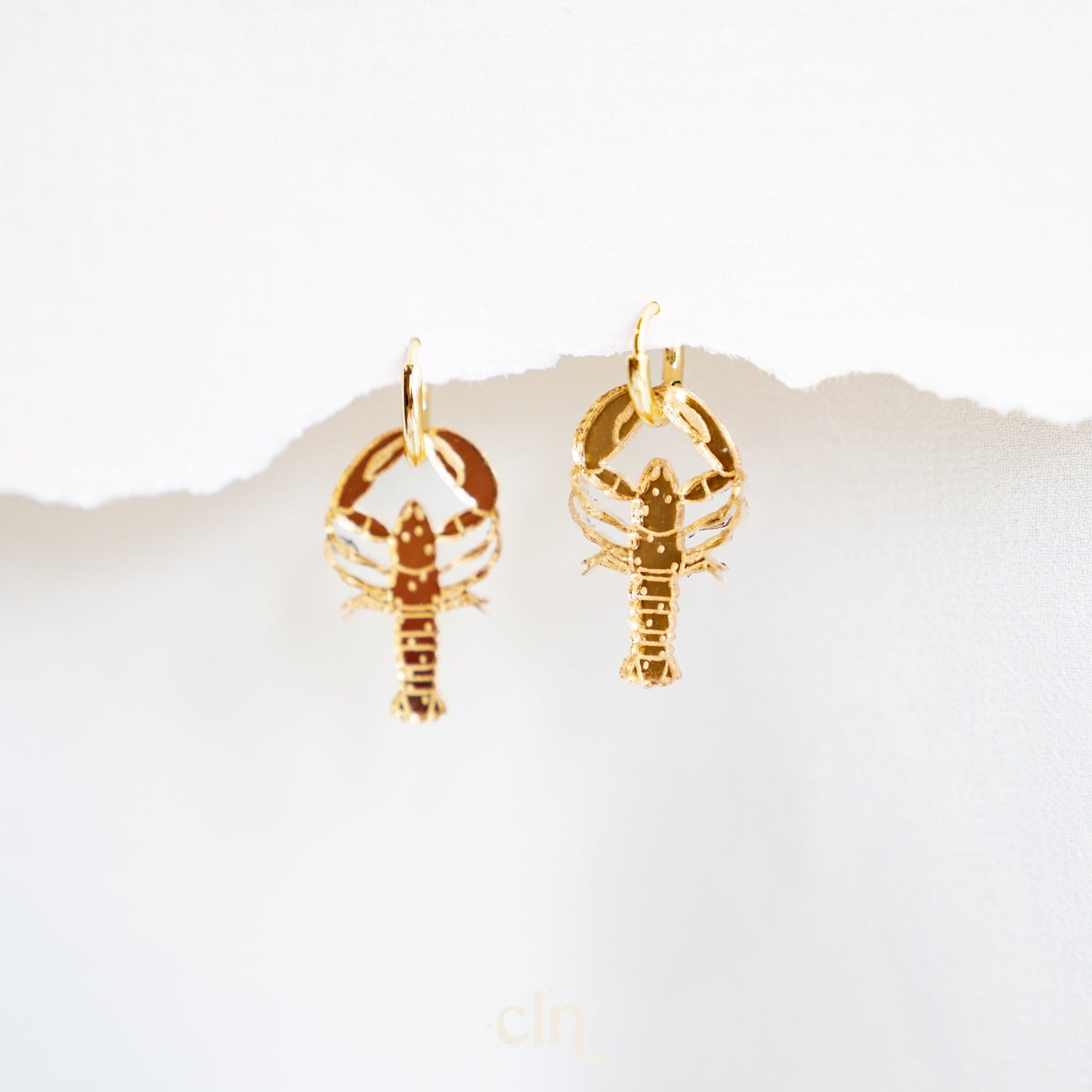 Mediterranean seafood - Lobster - Earrings - CLN Atelier