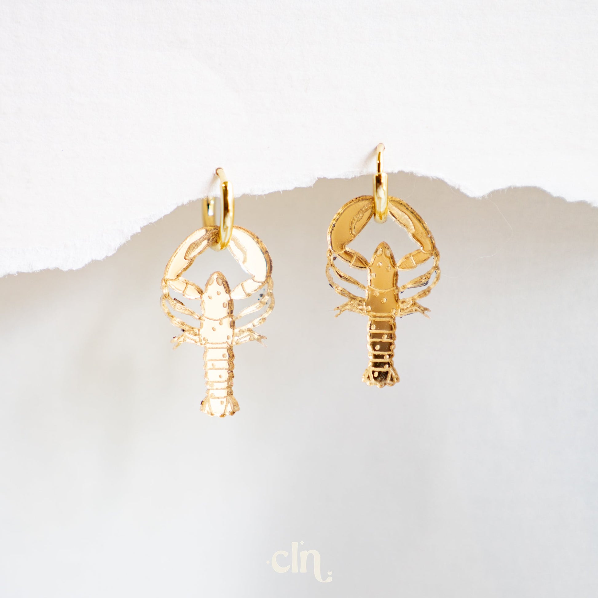 Mediterranean seafood - Lobster - Earrings - CLN Atelier