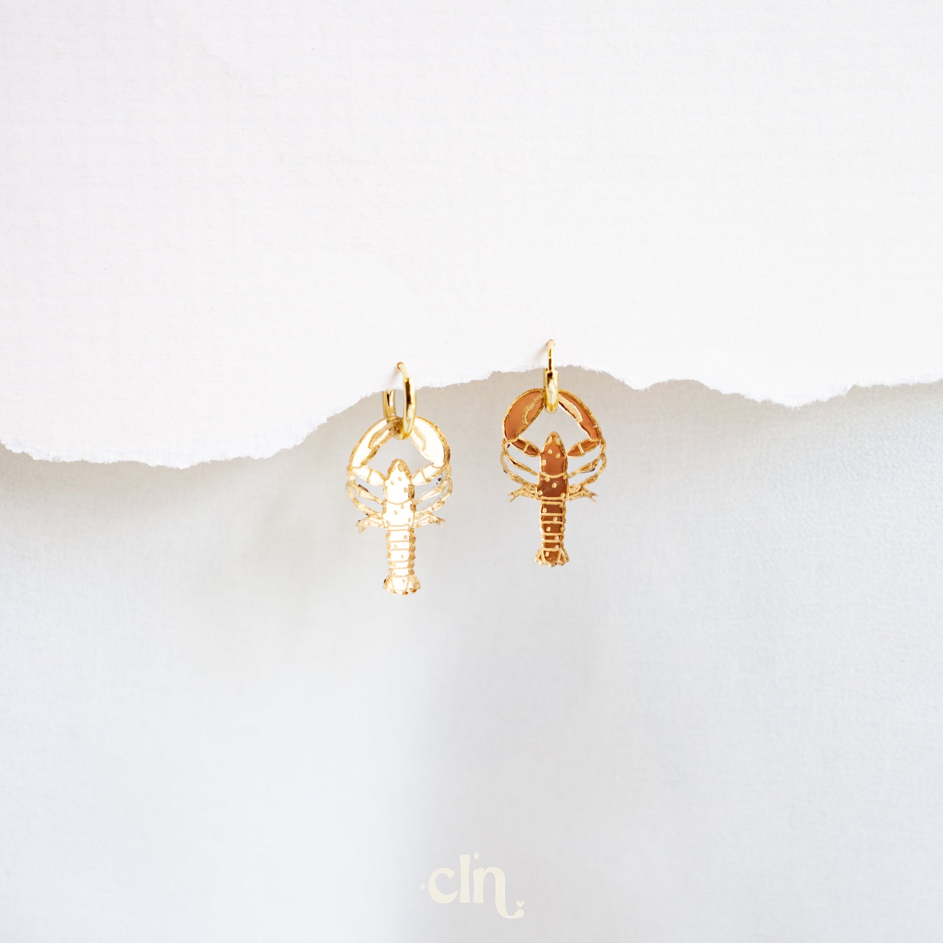 Mediterranean seafood - Lobster - Earrings - CLN Atelier