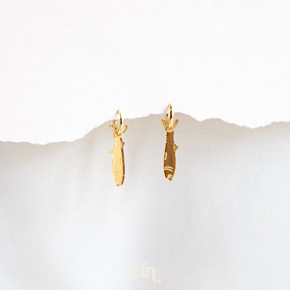 Mediterranean seafood - Sardine - Earrings - CLN Atelier