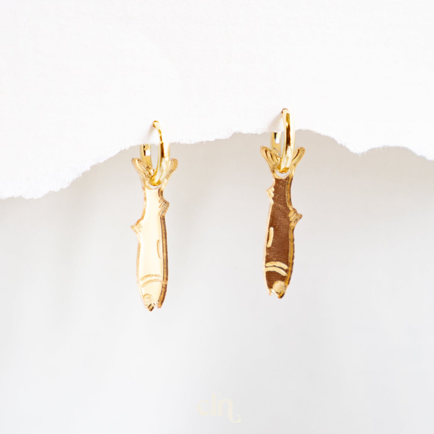 Mediterranean seafood - Sardine - Earrings - CLN Atelier