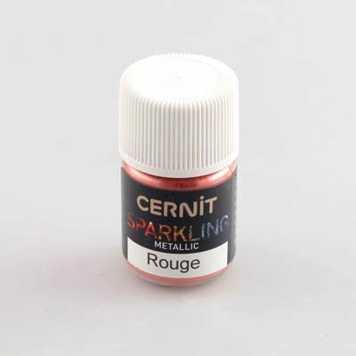 Metallic Red Cernit Mica Powder - Cernit Sparkle 3g - CLN Atelier