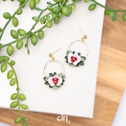 Orchid dangles - Earrings - CLN Atelier