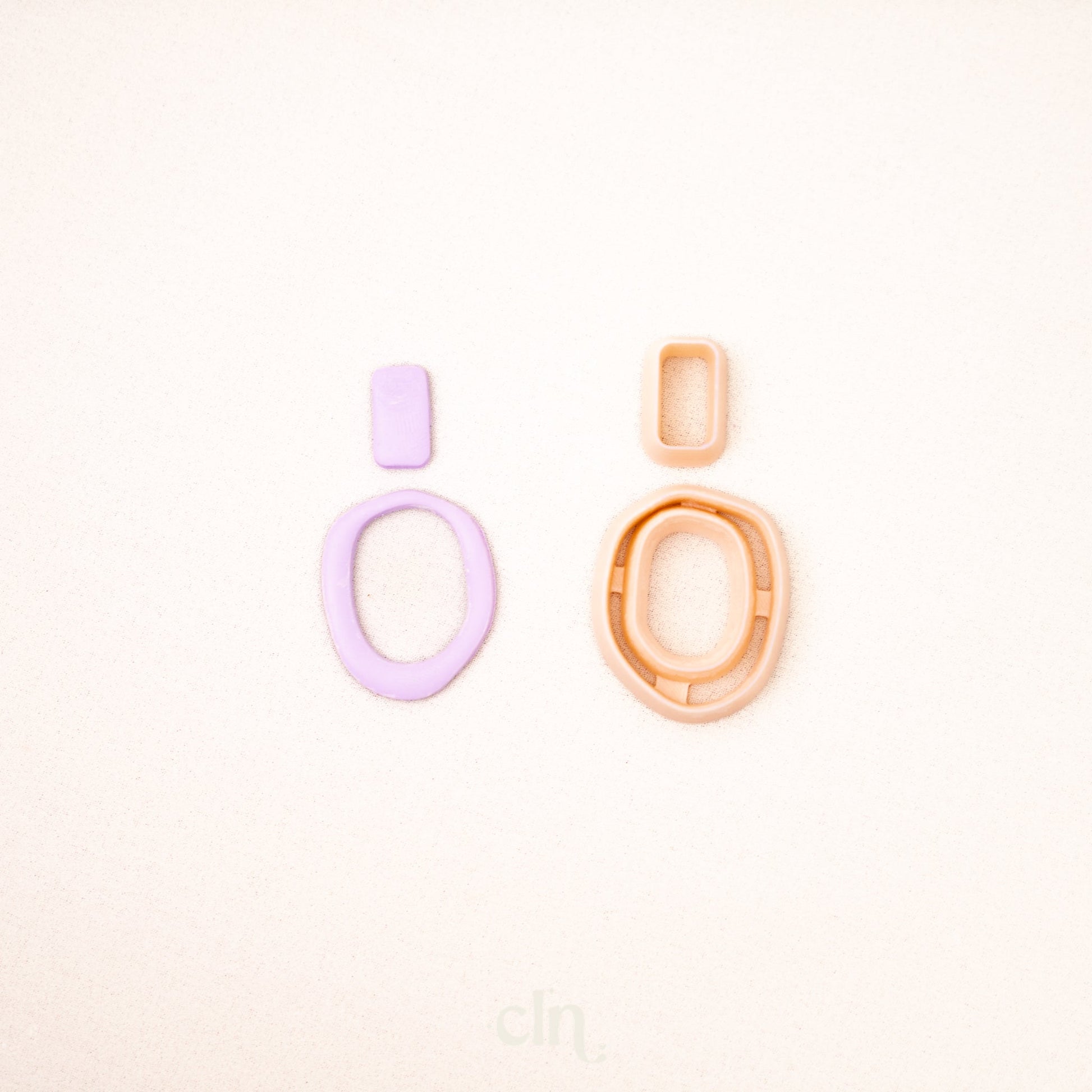 Organic thin donut circle set - Cutter - CLN Atelier