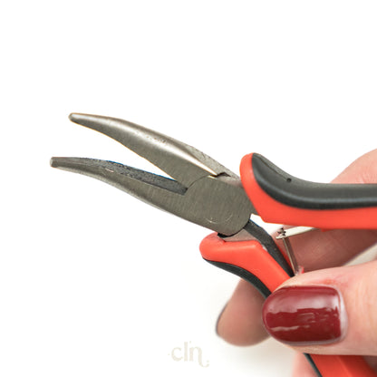 Pliers with bent nose - plain - Curated tools - CLN Atelier