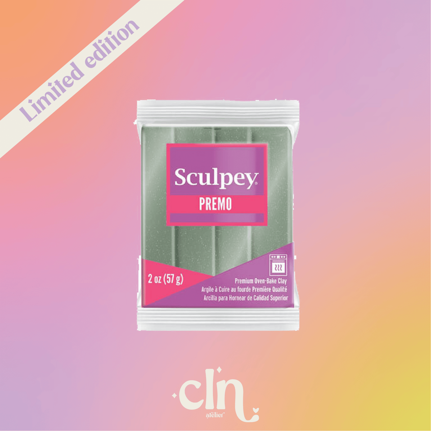 Sculpey Premo Coastal Pearl 57g - Limited Edition - Polymer Clay - CLN Atelier