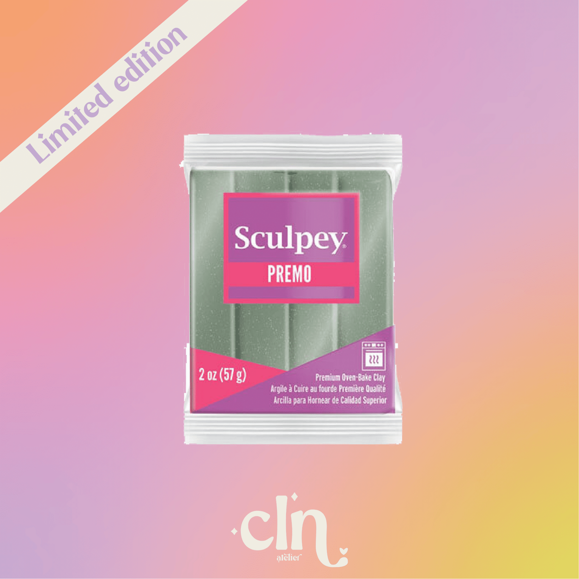 Sculpey Premo Coastal Pearl 57g - Limited Edition - Polymer Clay - CLN Atelier