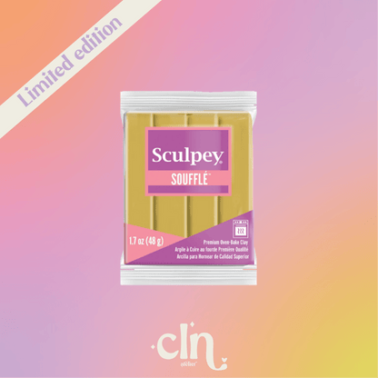 Sculpey Soufflé Honey Mustard 48g - Limited edition - Polymer Clay - CLN Atelier