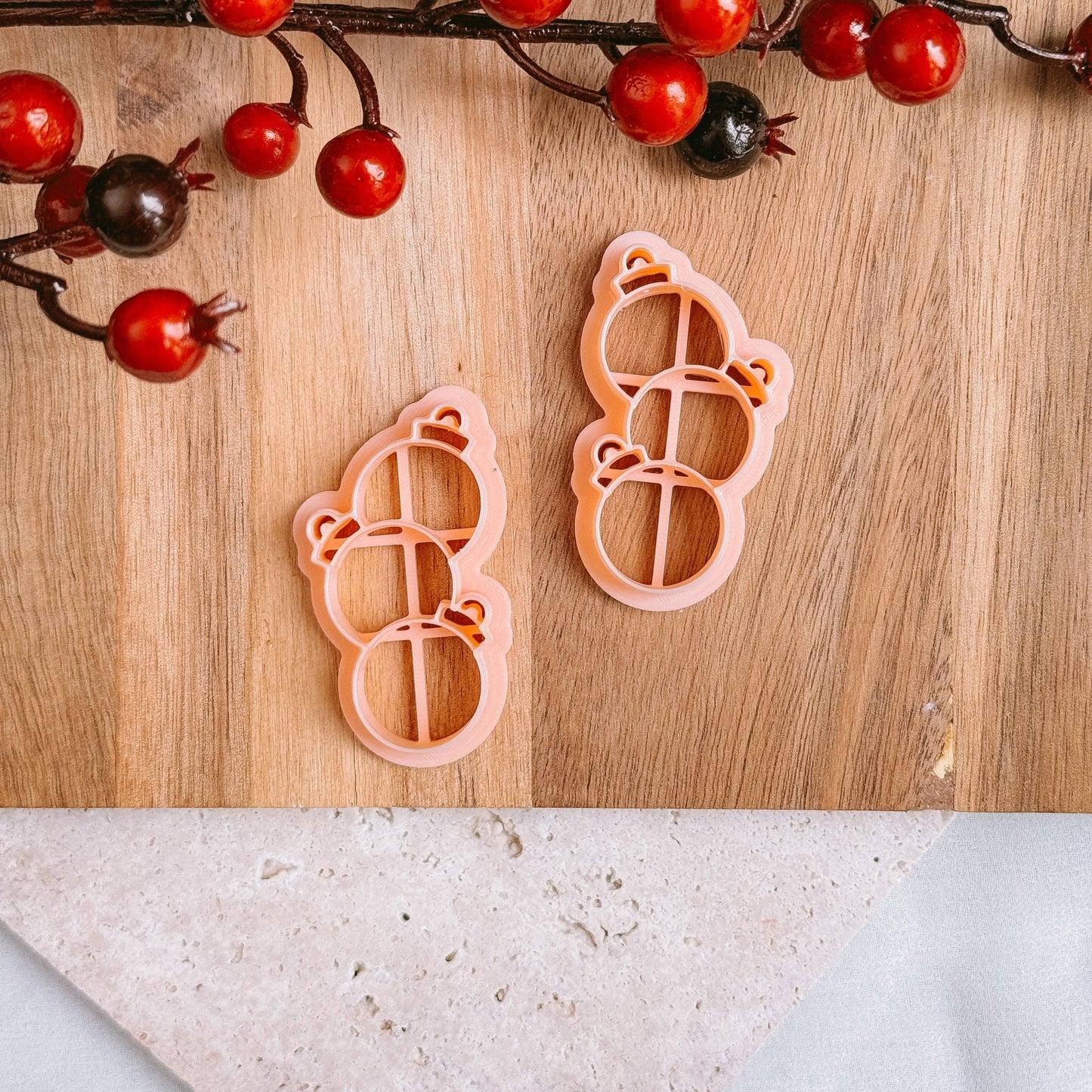 Stacked Christmas Ornaments - Cutter - CLN Atelier