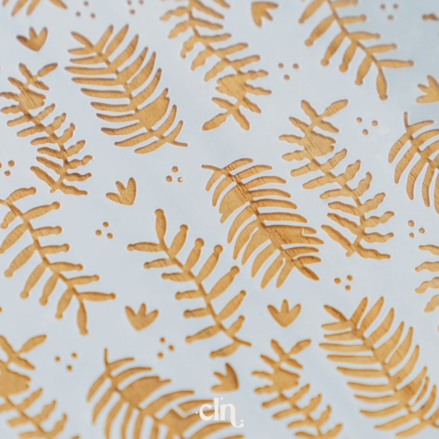 Stencil 016 jungle leaves - Stencil - CLN Atelier