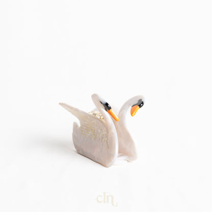 Swan hair clip - Hairclips - CLN Atelier