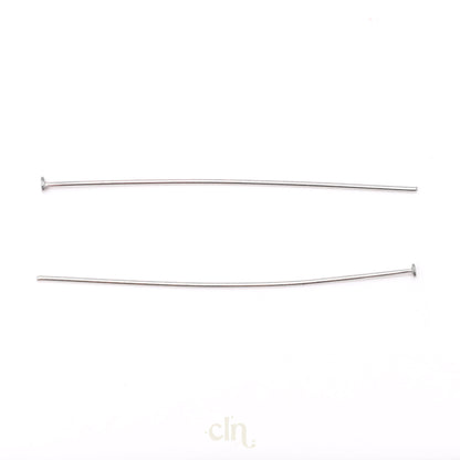 T pin stainless steel 50mm - Earring findings - CLN Atelier