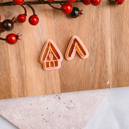 Tall house with snow A - Cutter - CLN Atelier