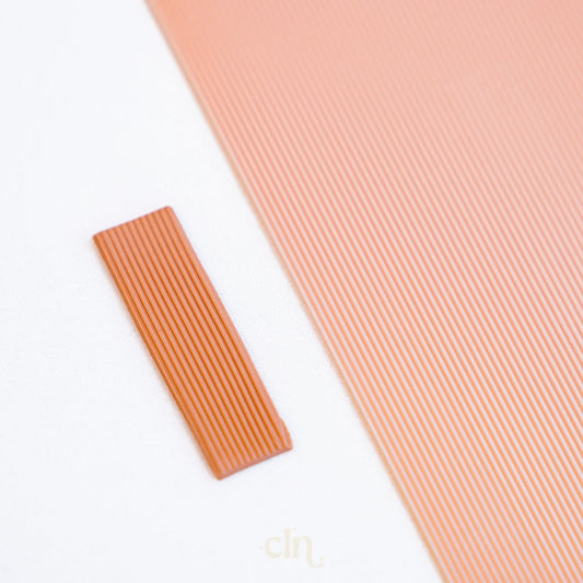 Thin lines 3D printed texture plate - Cutter - CLN Atelier