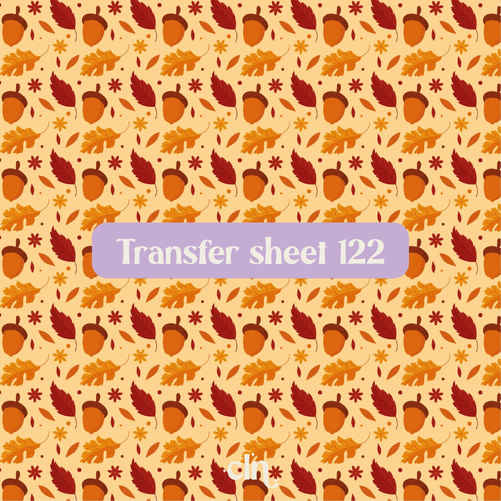 Transfer sheet 122 - Transfer paper - CLN Atelier