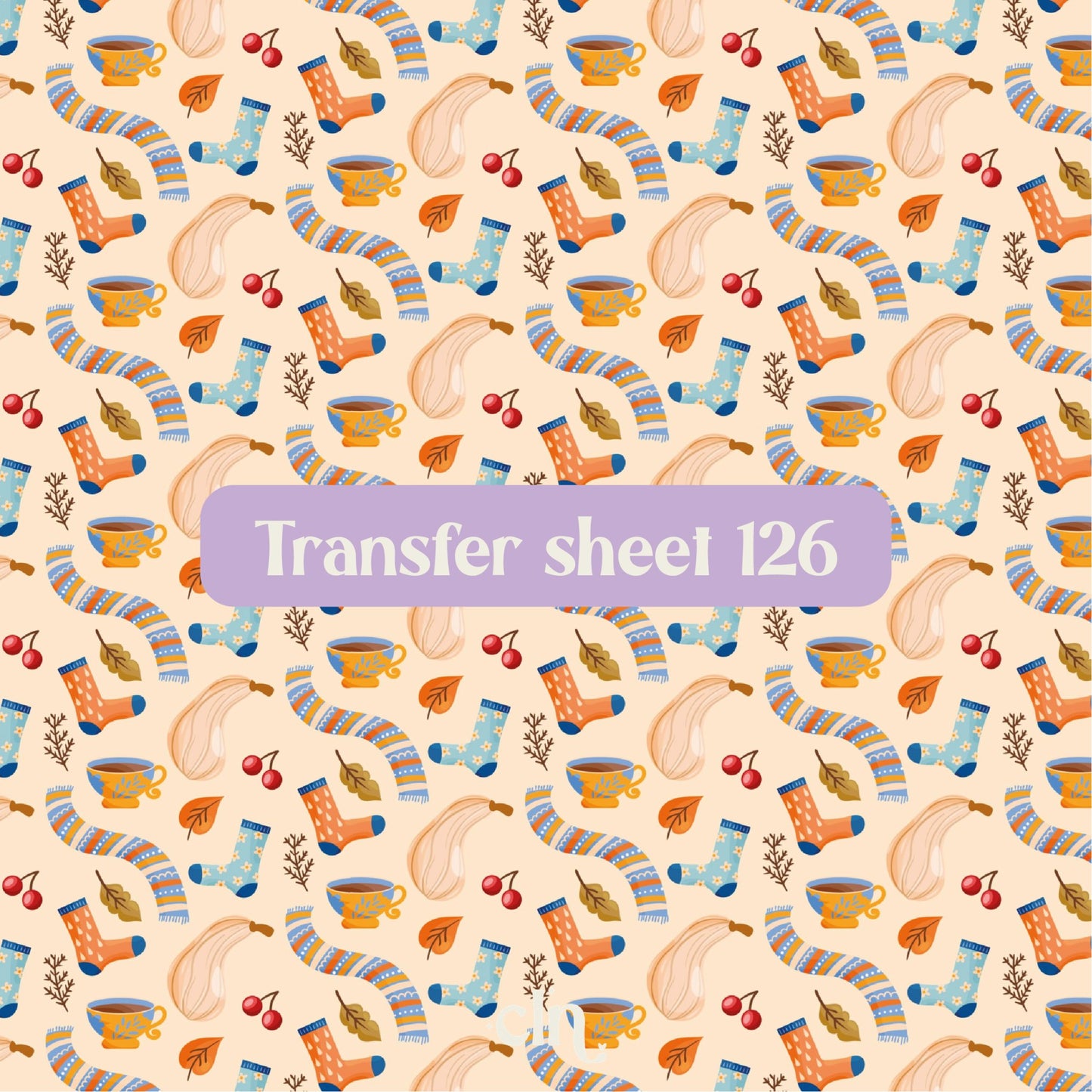 Transfer sheet 126 - Transfer paper - CLN Atelier