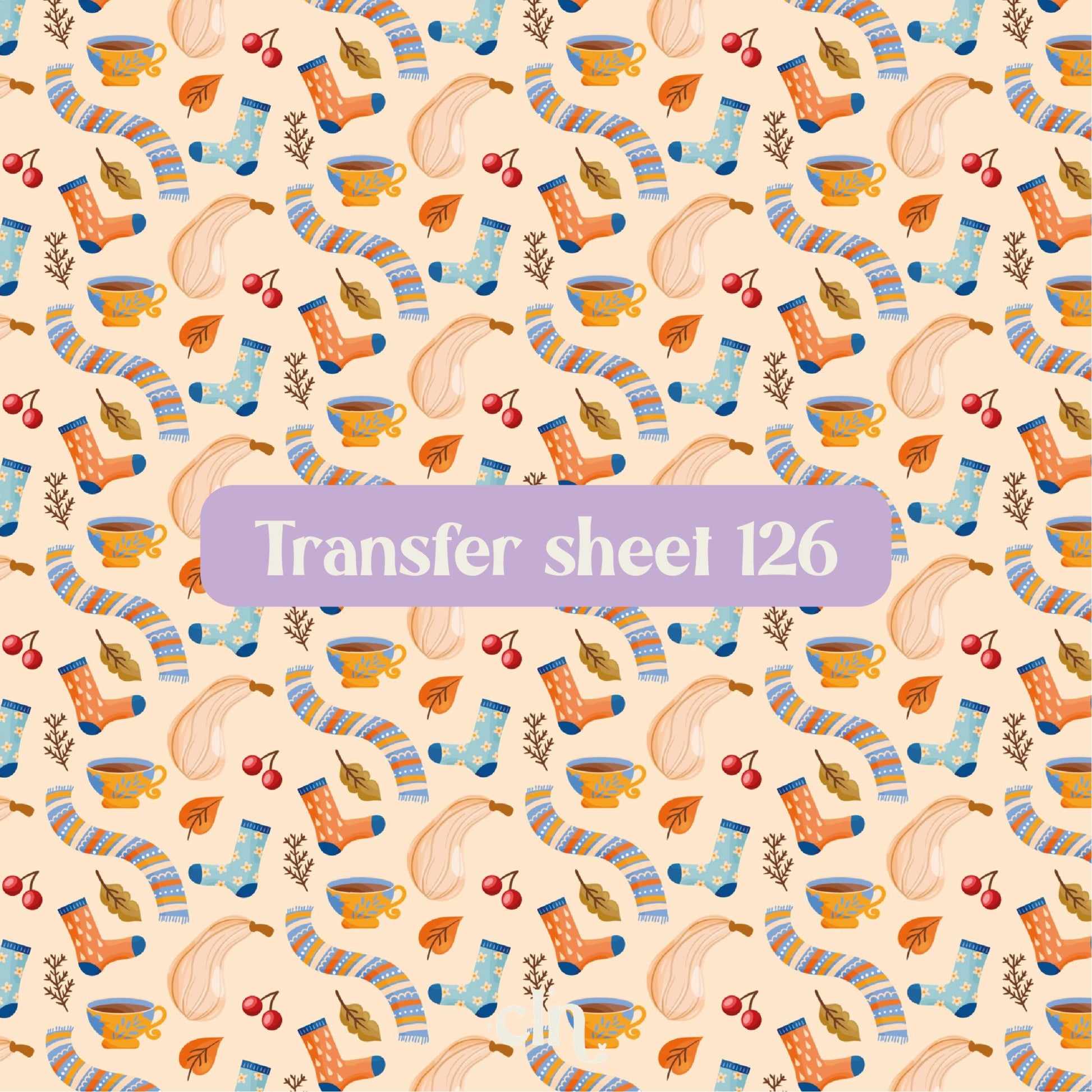 Transfer sheet 126 - Transfer paper - CLN Atelier