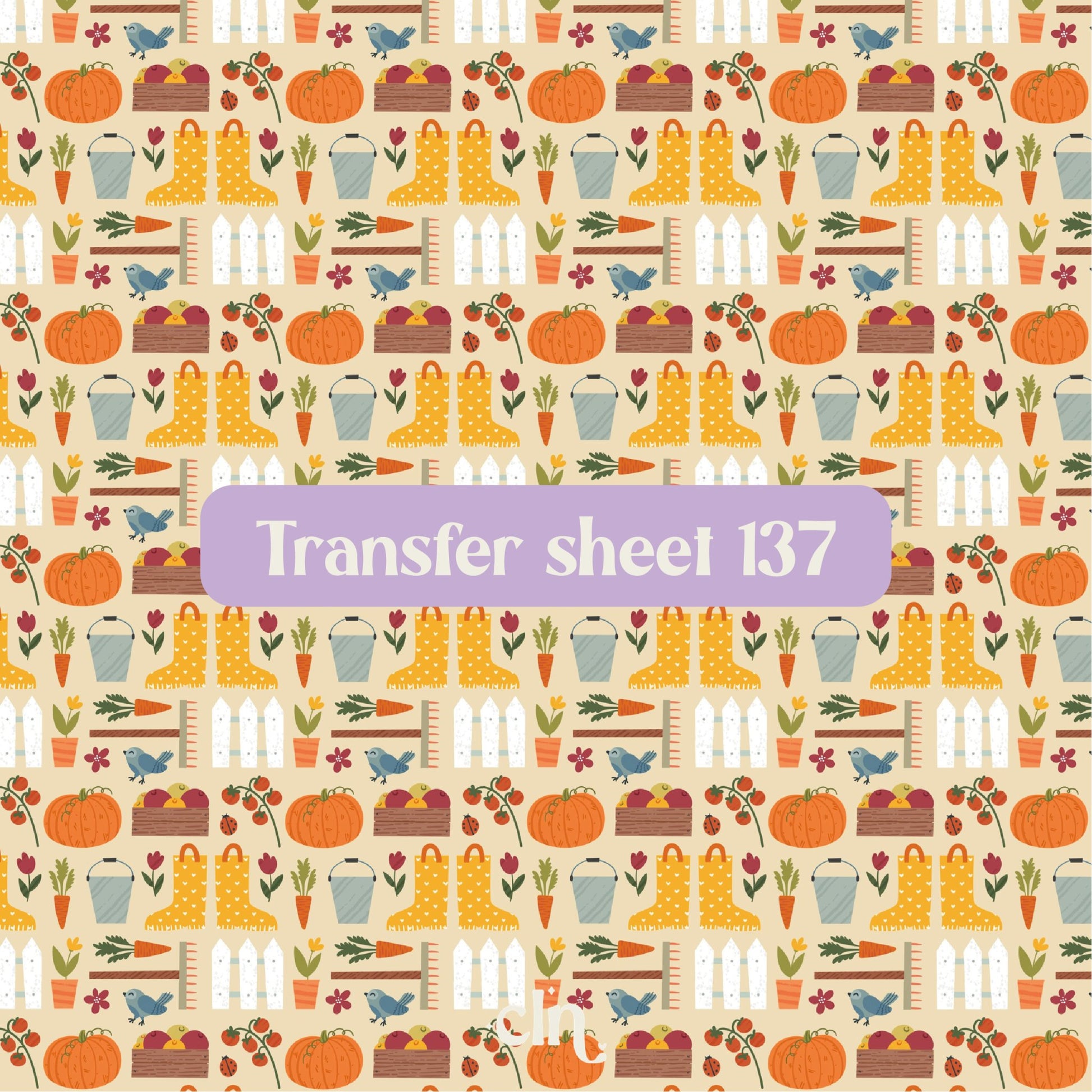 Transfer sheet 137 - Transfer paper - CLN Atelier